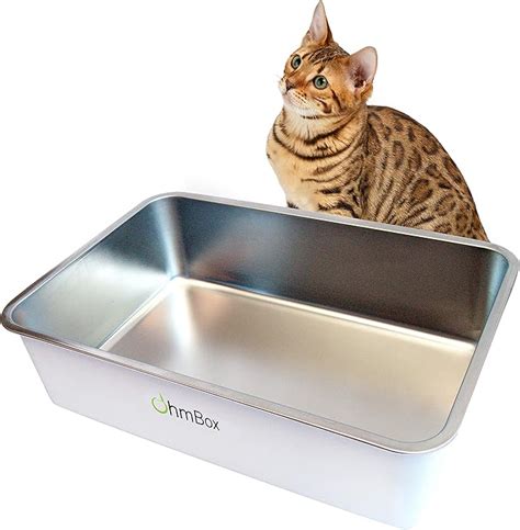 largest stainless steel litter box|extra large stainless steel cat litter box.